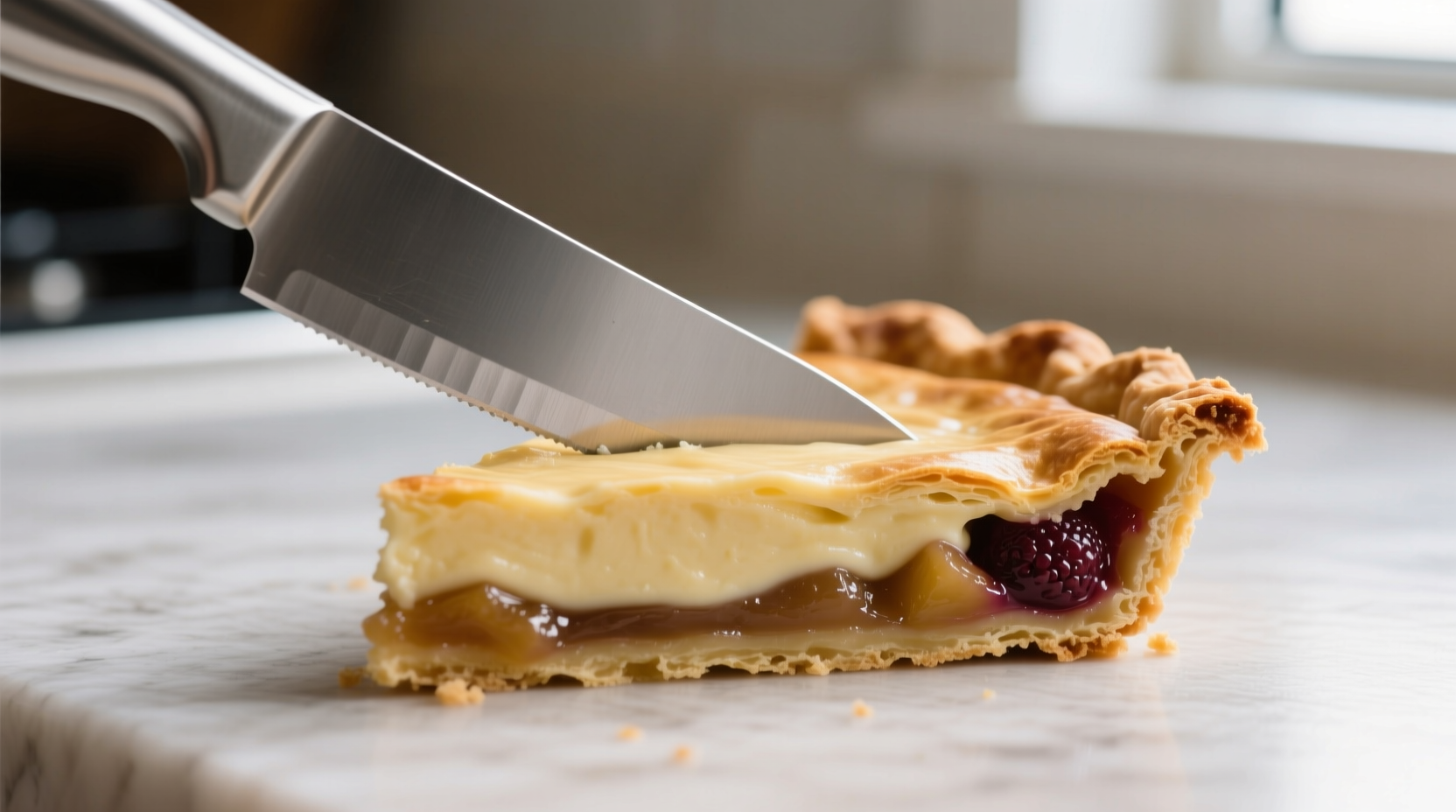 the easiest way to cleanly slice a pie