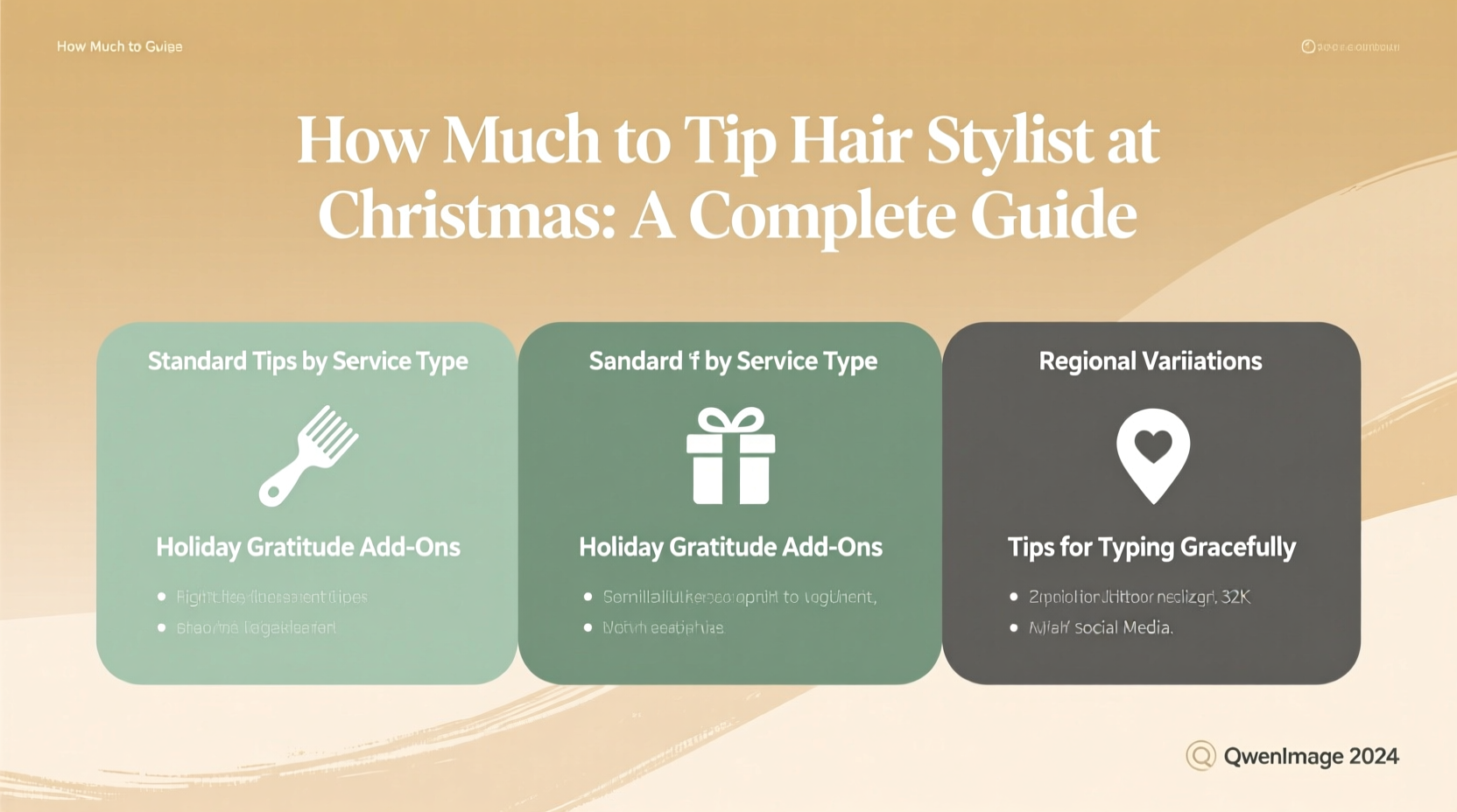 how much to tip hair stylist at christmas