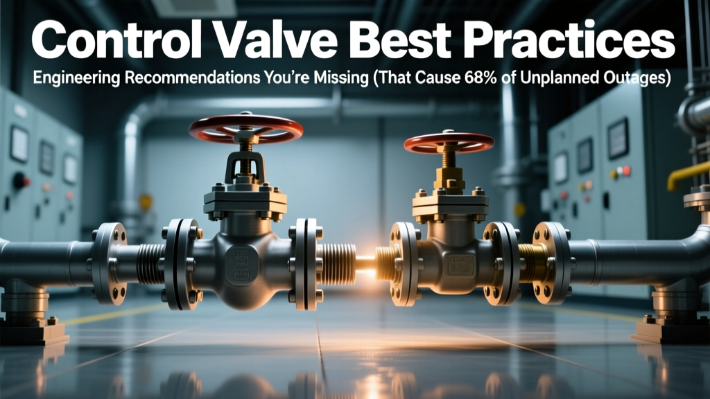 Control Valve Best Practices: Prevent 68% of Shutdowns
