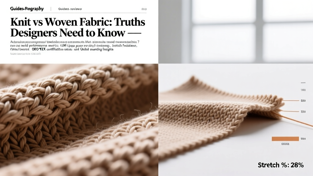 Knit vs Woven Fabric: Truths Designers Need to Know
