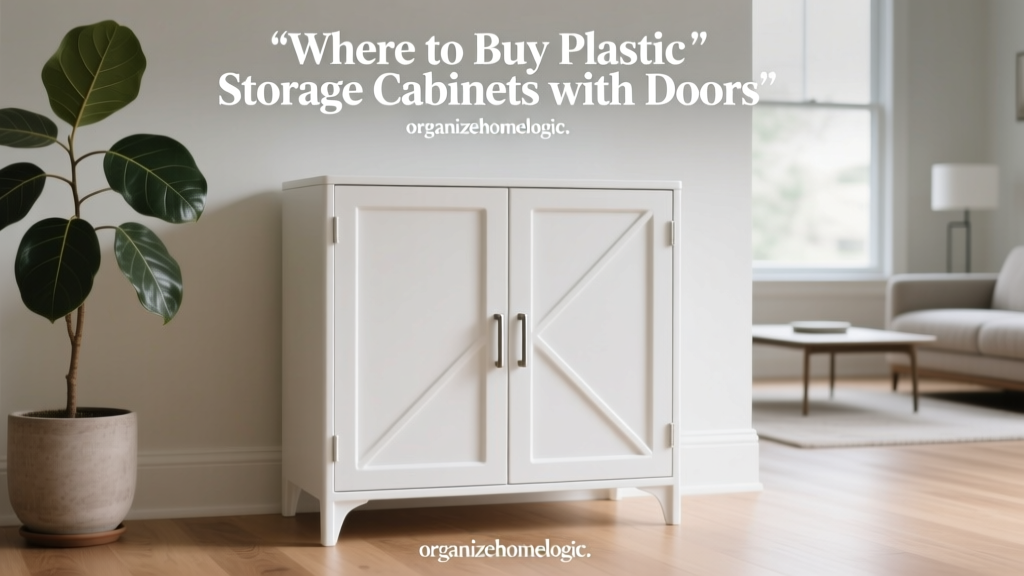 Where to Buy Plastic Storage Cabinets with Doors