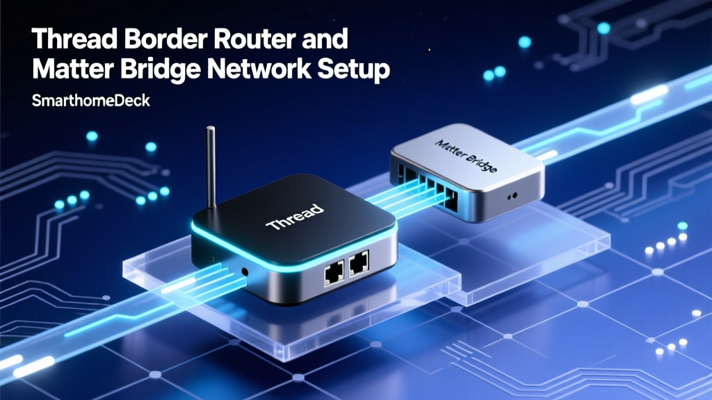Thread Border Router and Matter Bridge Network Setup