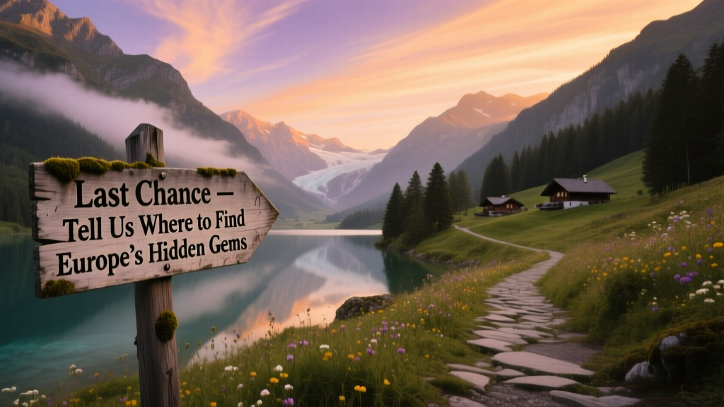 Last Chance: Tell Us Where to Find Europe’s Hidden Gems