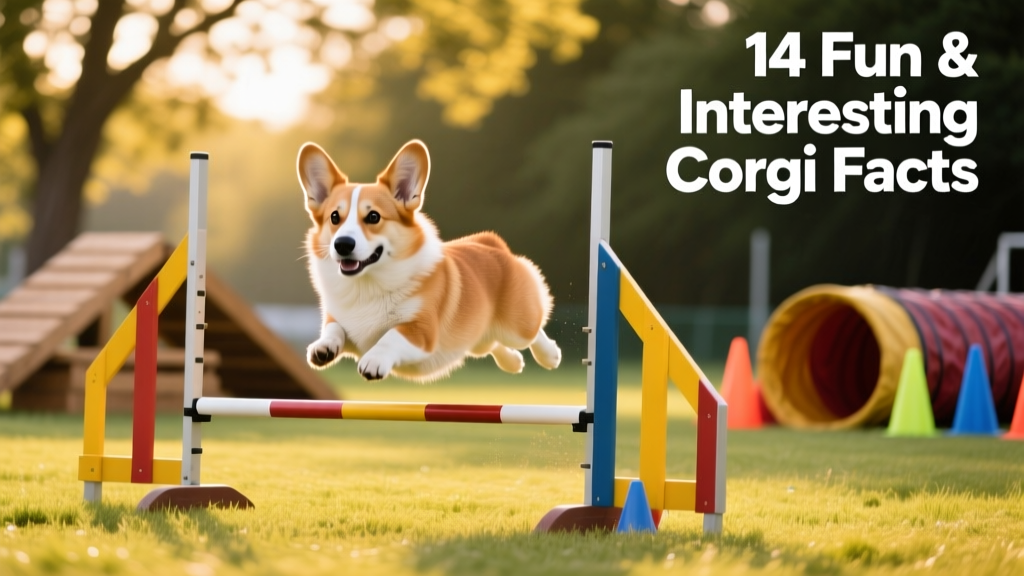 A Corgi confidently navigating an agility course with focused expression