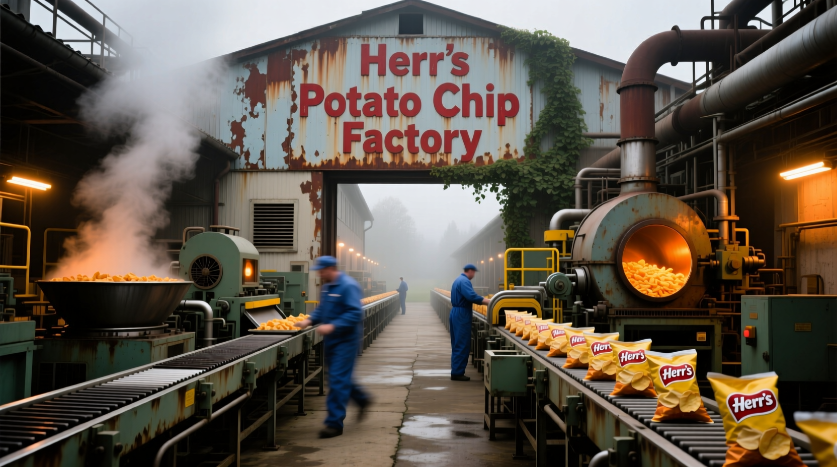 Herr's Potato Chip Factory: History & Manufacturing Facts