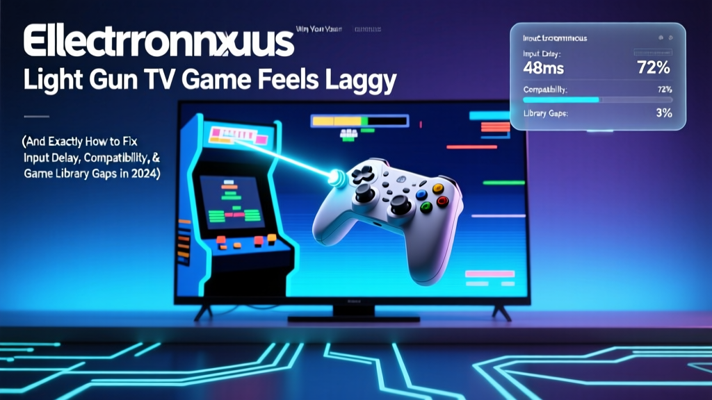 Why Your Wireless Light Gun TV Game Feels Laggy (And Exactly How to Fix Input Delay, Compatibility, & Game Library Gaps in 2024)