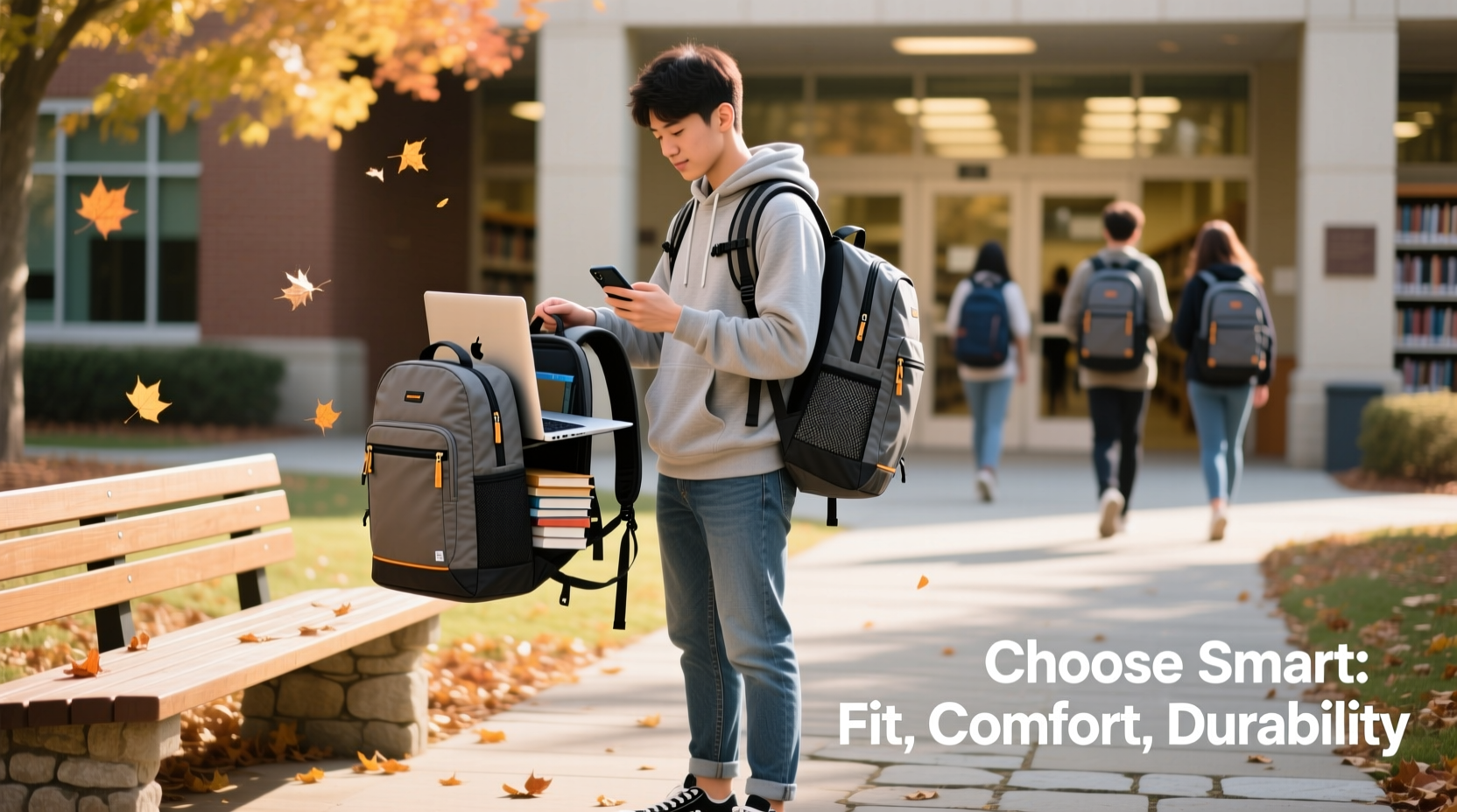 how to choose the perfect backpack for college that fits laptops and textbooks comfortably