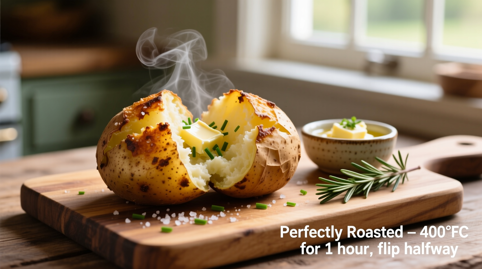 Perfect Baked Potato Recipe: Crispy Outside, Fluffy Inside