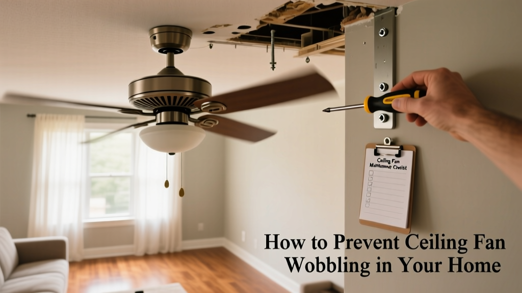 How to Prevent Ceiling Fan Wobbling in Your Home