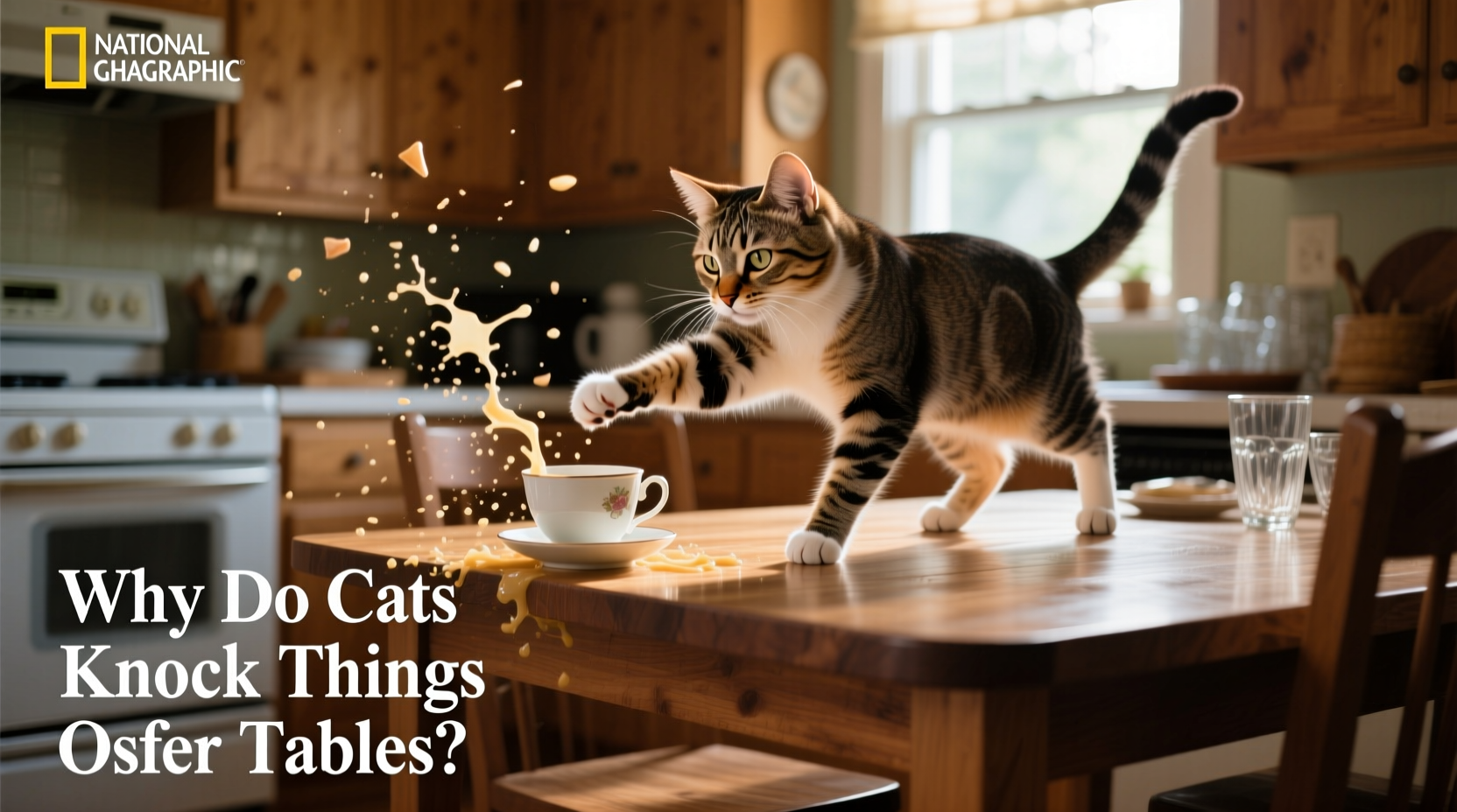 why does my cat knock things off the table behavioral explanations