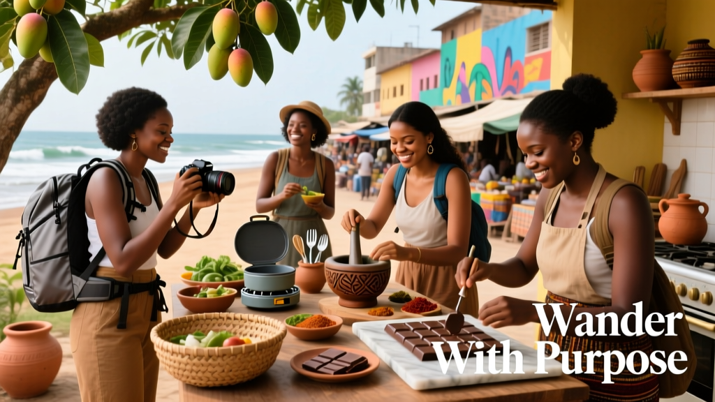 Women Who Travel Podcast: Living, Cooking, and Making Chocolate in Accra, Ghana