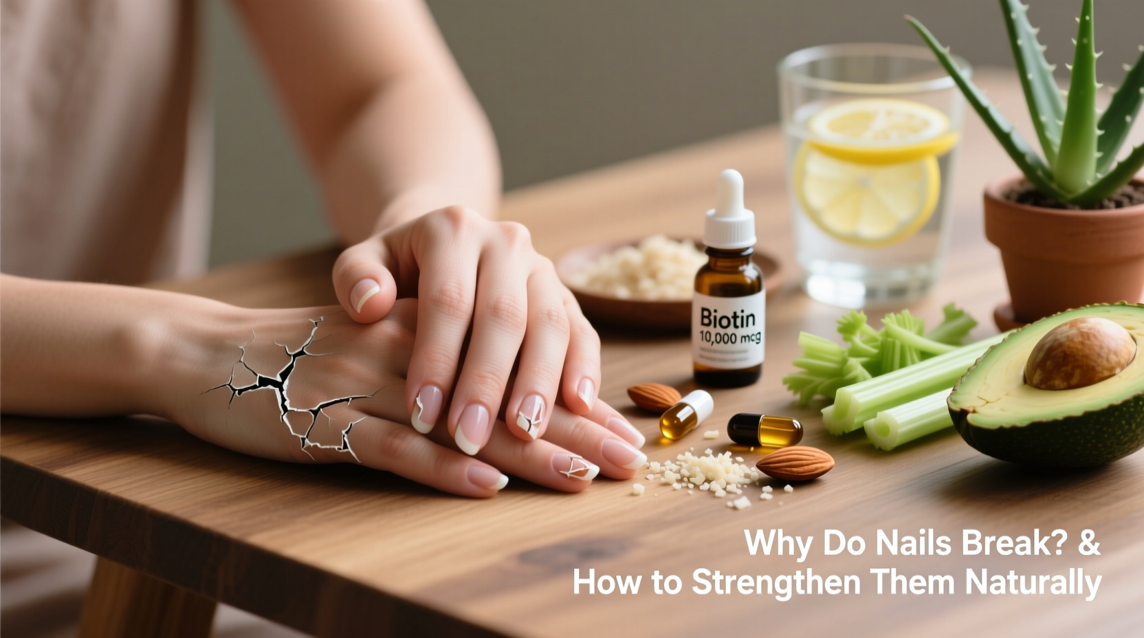 why do my nails keep breaking easily and how to strengthen them naturally