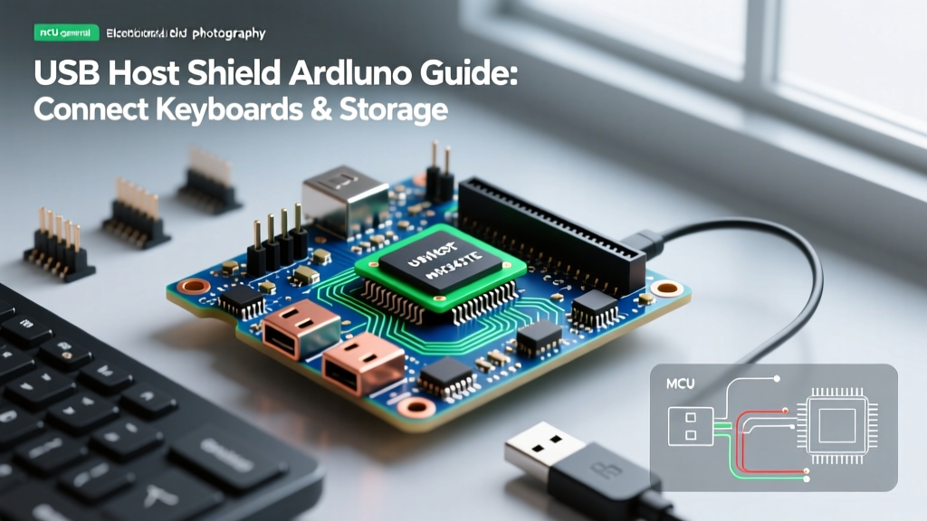 USB Host Shield Arduino Guide: Connect Keyboards & Storage