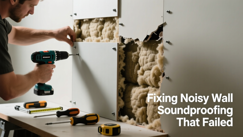 Fixing Noisy Wall Soundproofing That Failed