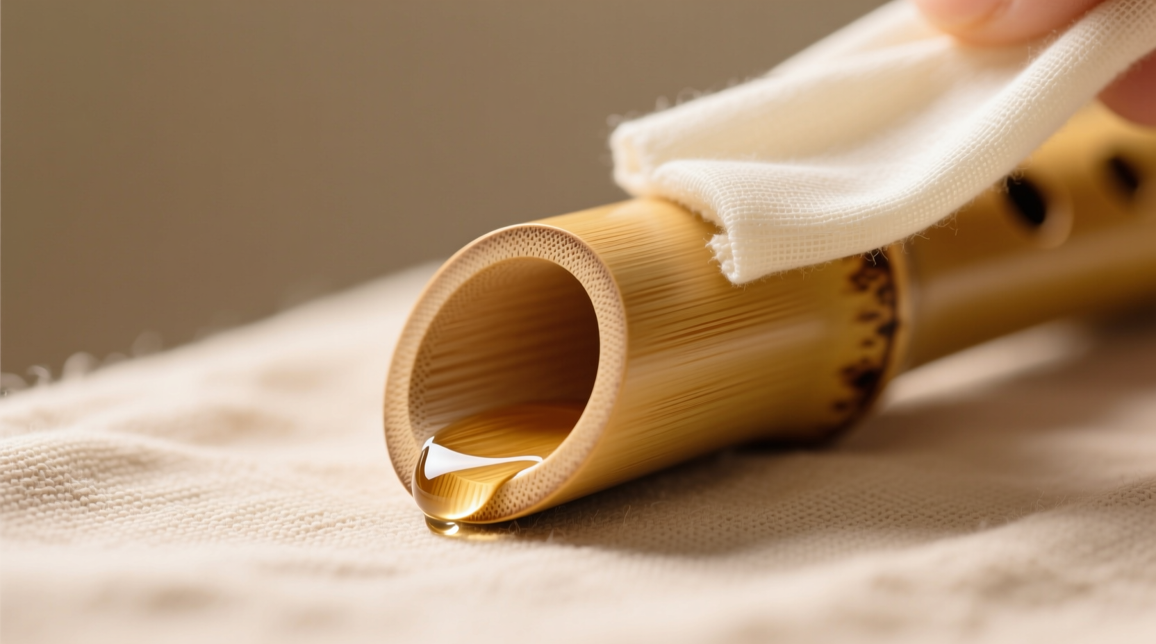 eco friendly bamboo flute mouthpiece cleaning