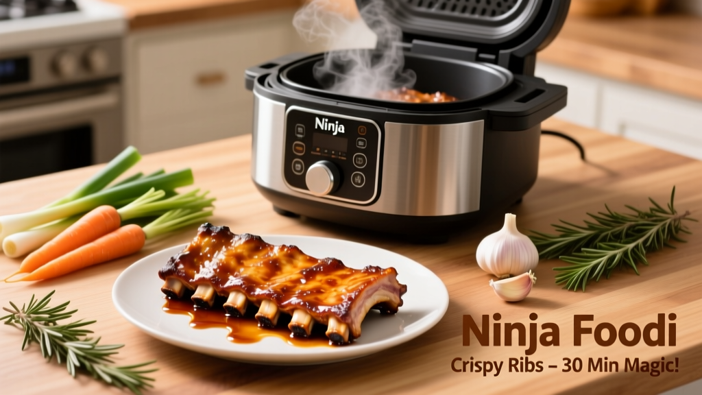 Best Pork Ribs Recipe for Ninja Foodi (Crispy & Tender!)