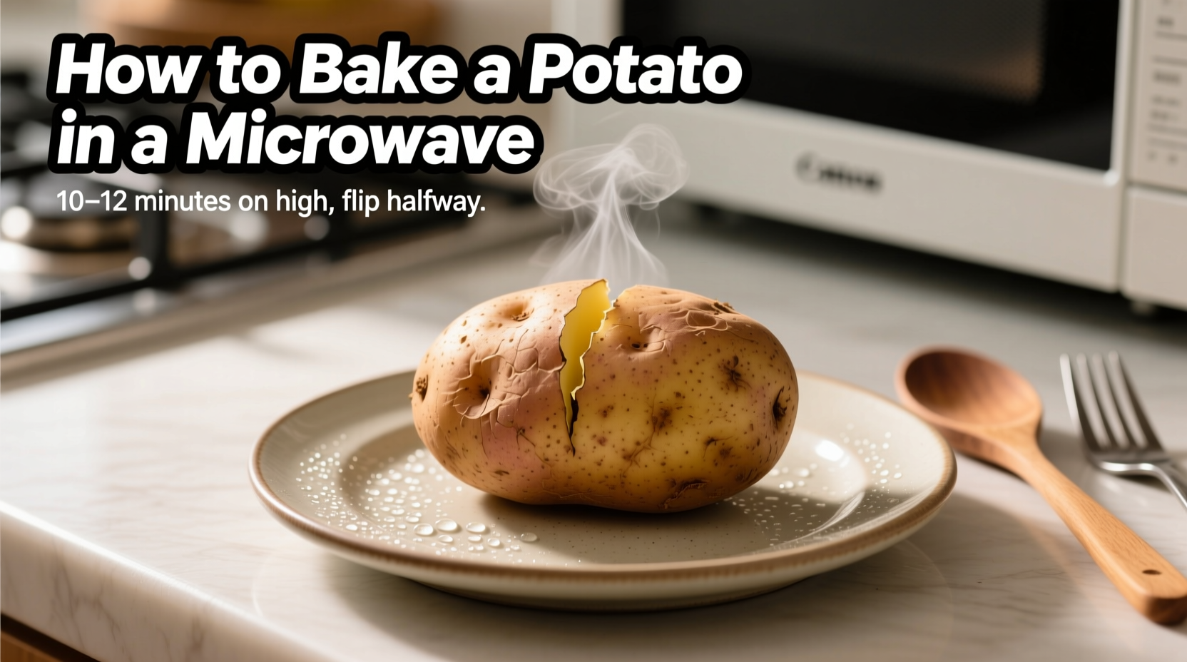 Microwave Baked Potato: Perfect in 12 Minutes (Step-by-Step)