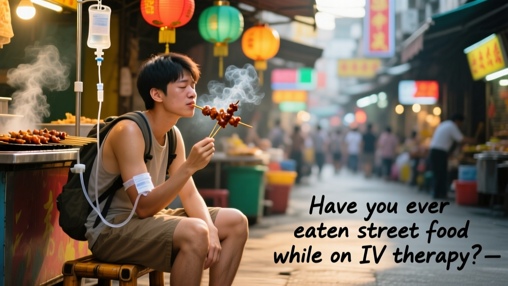Have You Ever Eaten Street Food While on IV Therapy? A Practical, Evidence-Based Review for Travelers and Clinicians