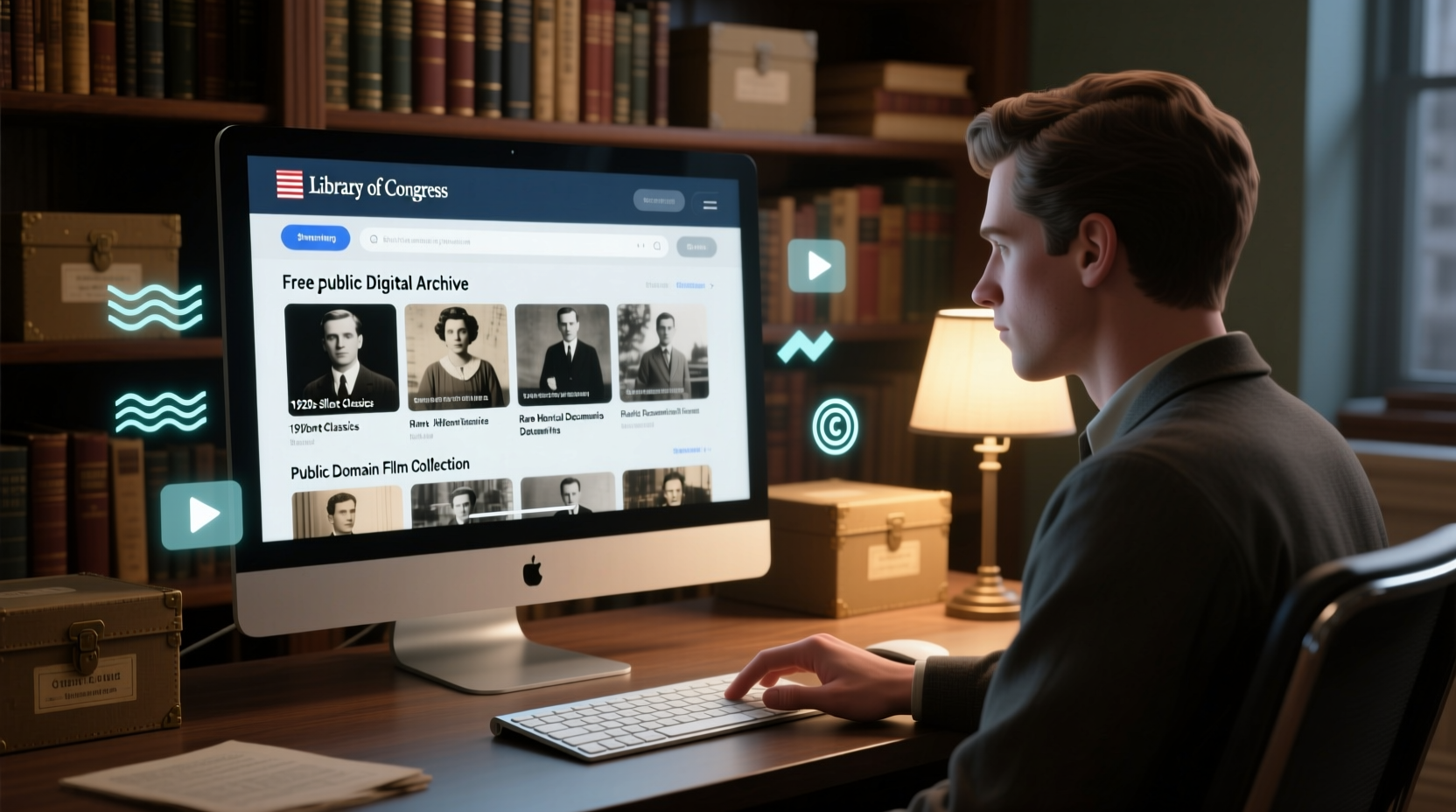 how to stream free movies from the library of congress