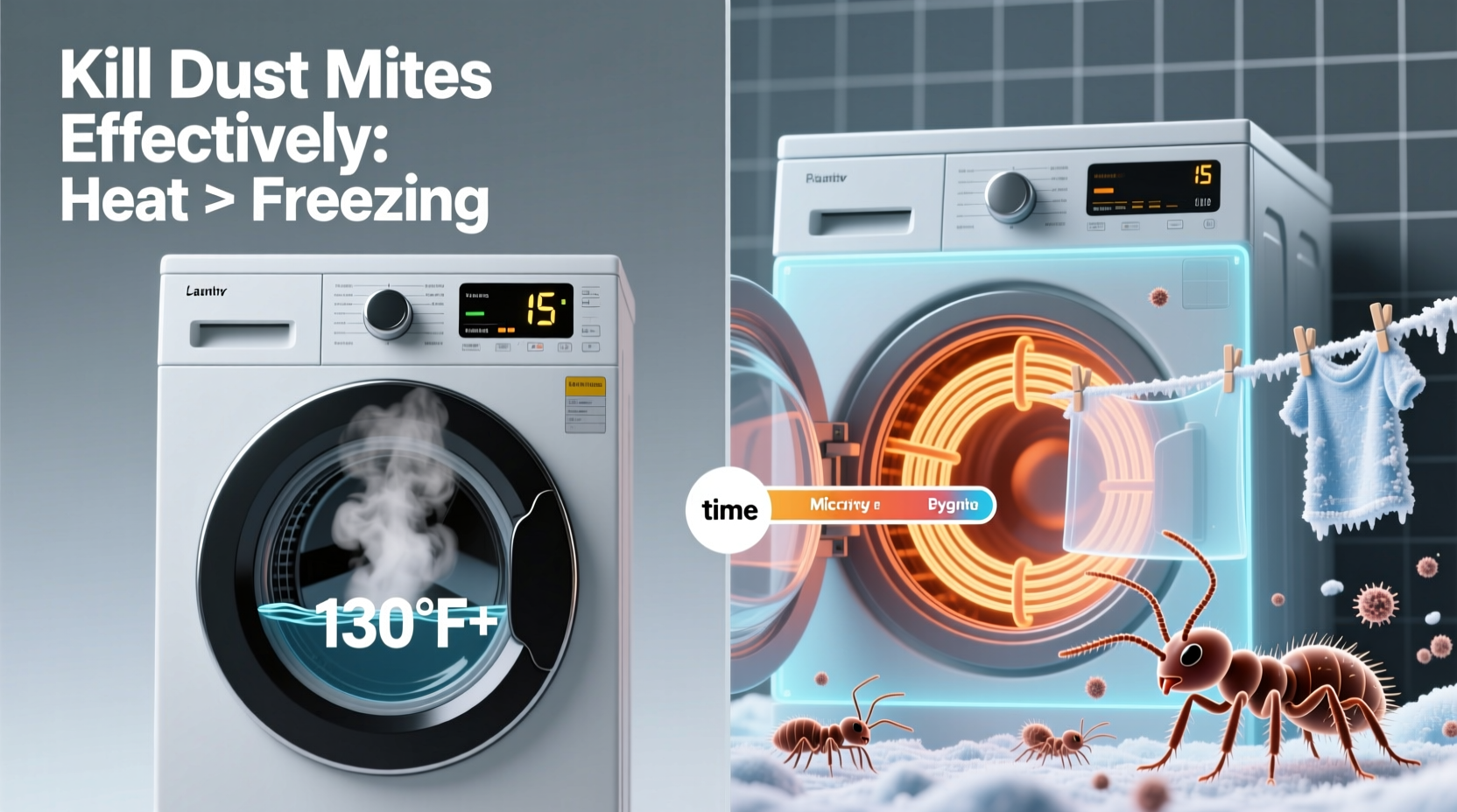 laundry tips does freezing clothes kill dust mites