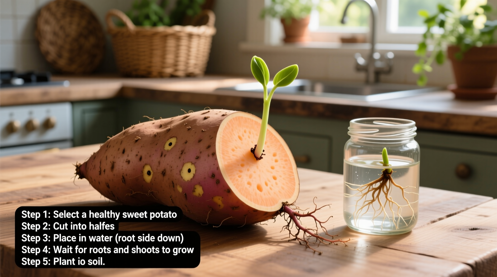 Grow Sweet Potato from Sweet Potato: Simple 4-Week Guide