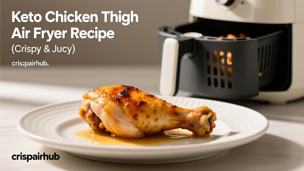 Keto Air Fryer Chicken Thighs (Crispy & Juicy)