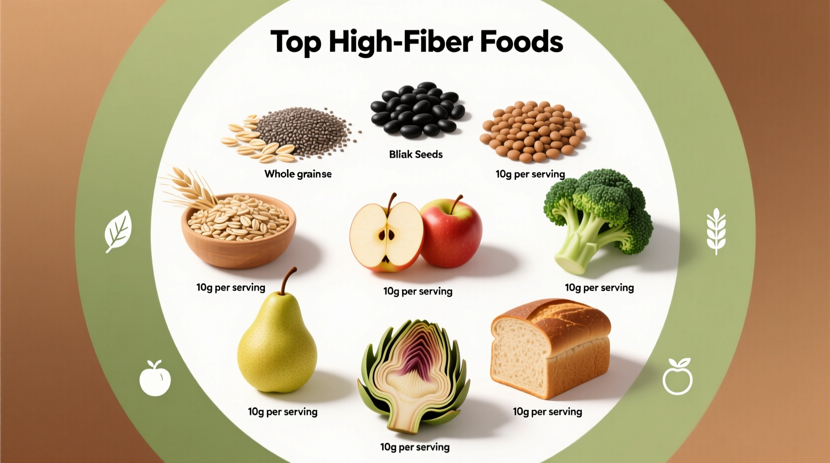 what are high fiber foods