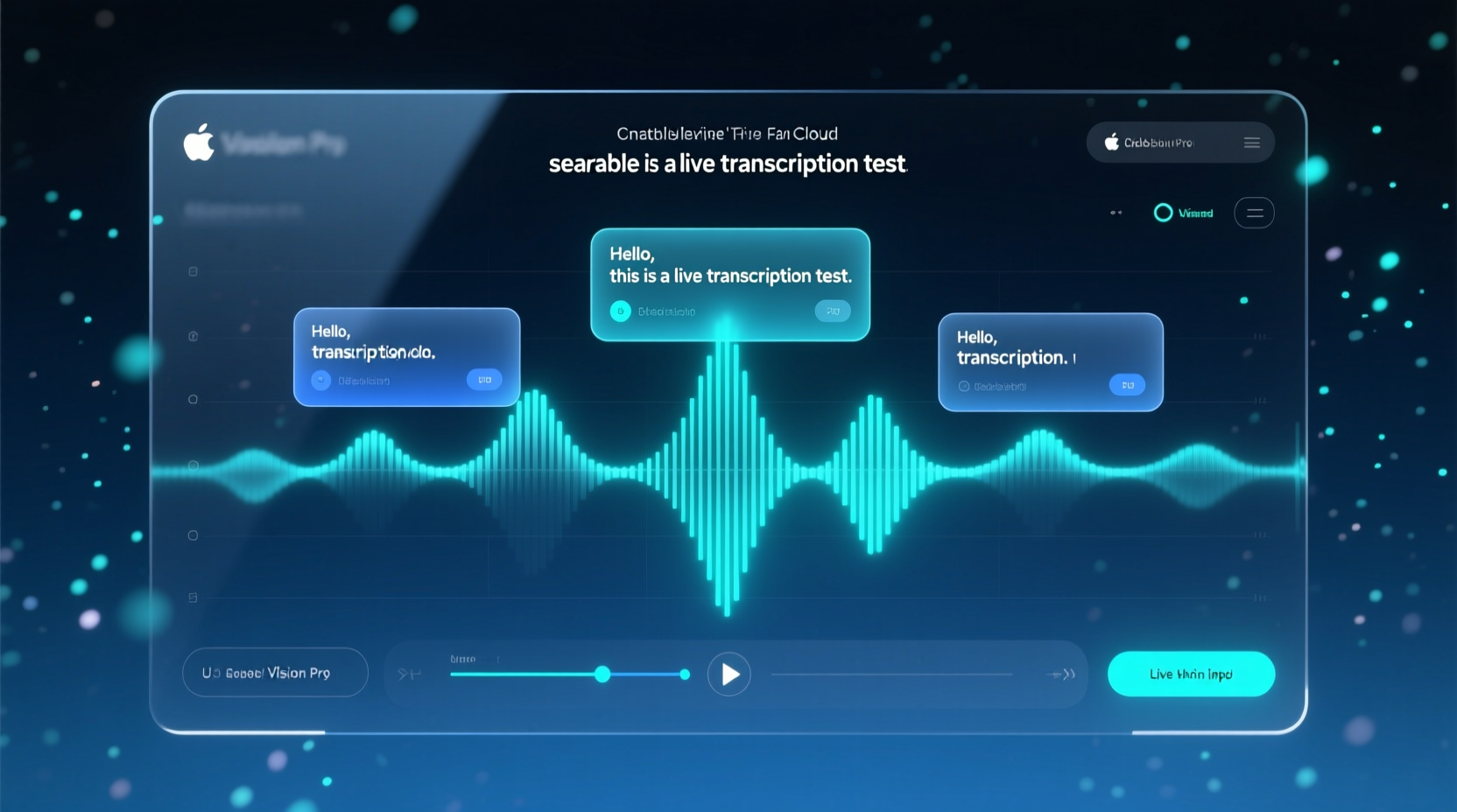 create searchable audio transcriptions in real time wit