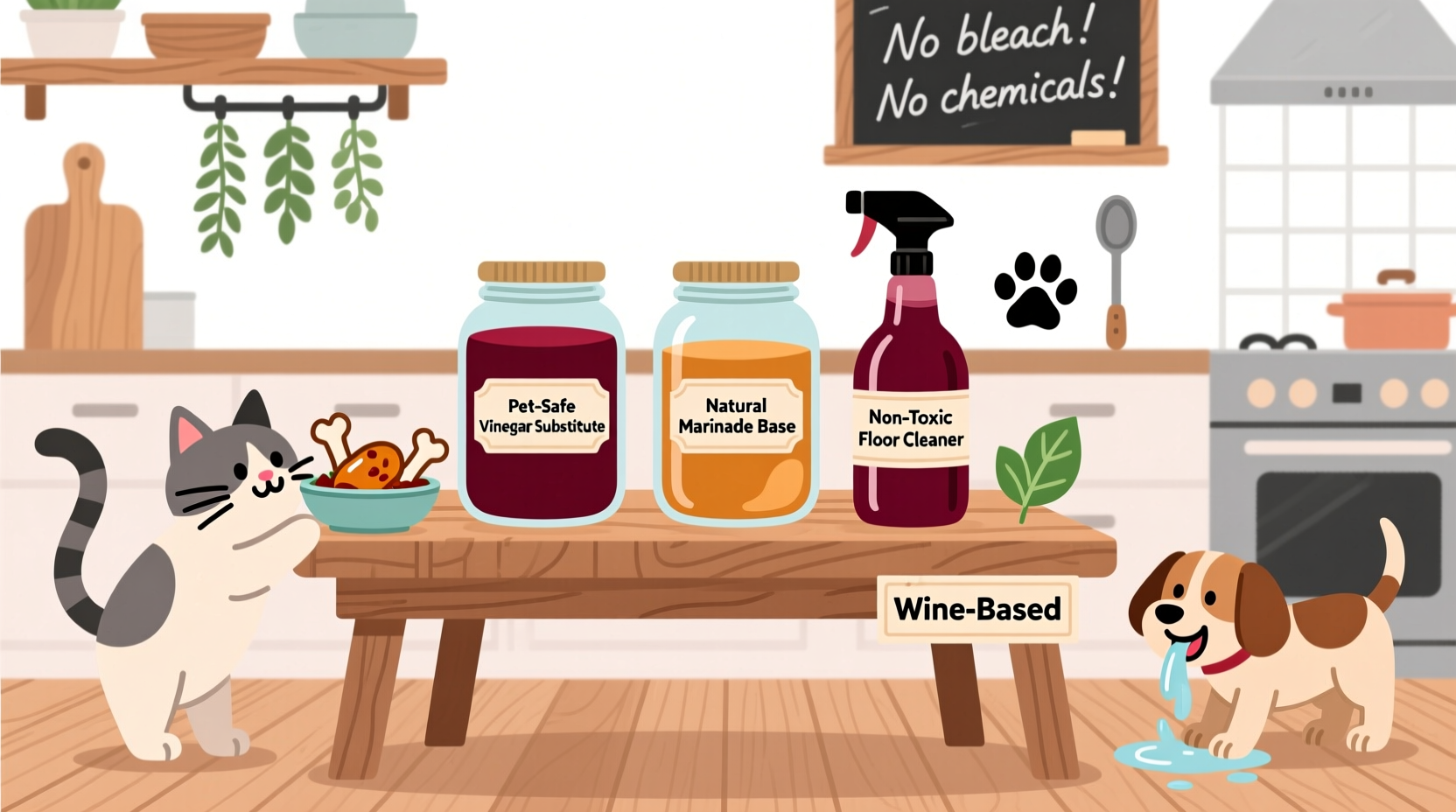 leftover wine uses beyond cooking ideas for pet-safe cleaning and marinades