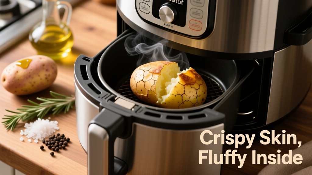 Baked Potato in Instant Pot Air Fryer: Crispy Skin, Fluffy