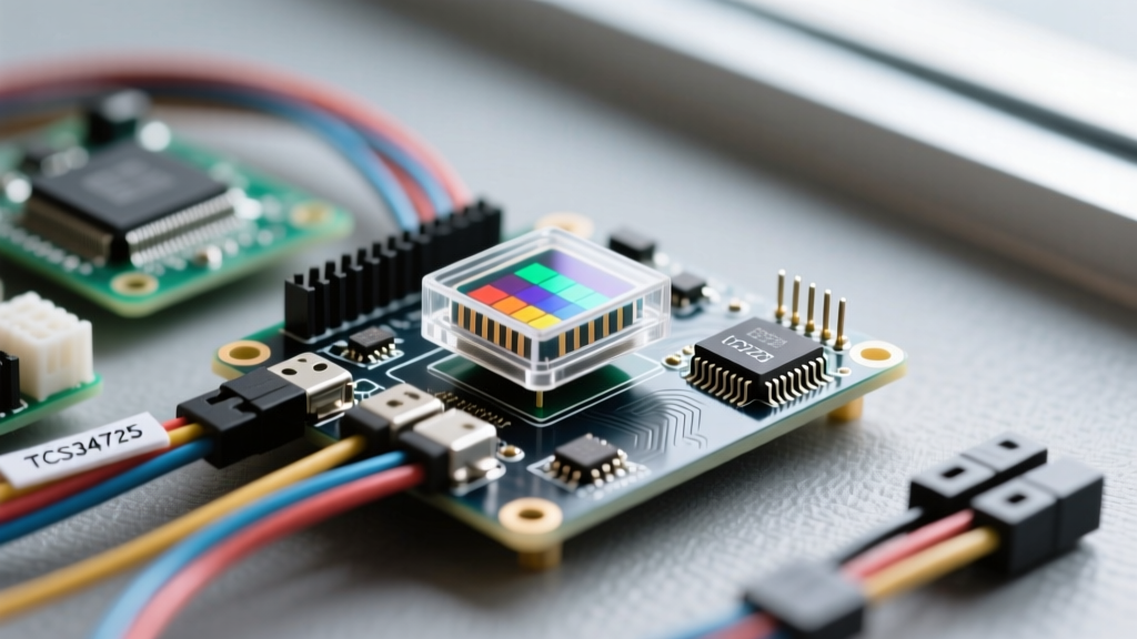 How to Wire and Calibrate an I2C RGB Color Sensor (TCS34725)
