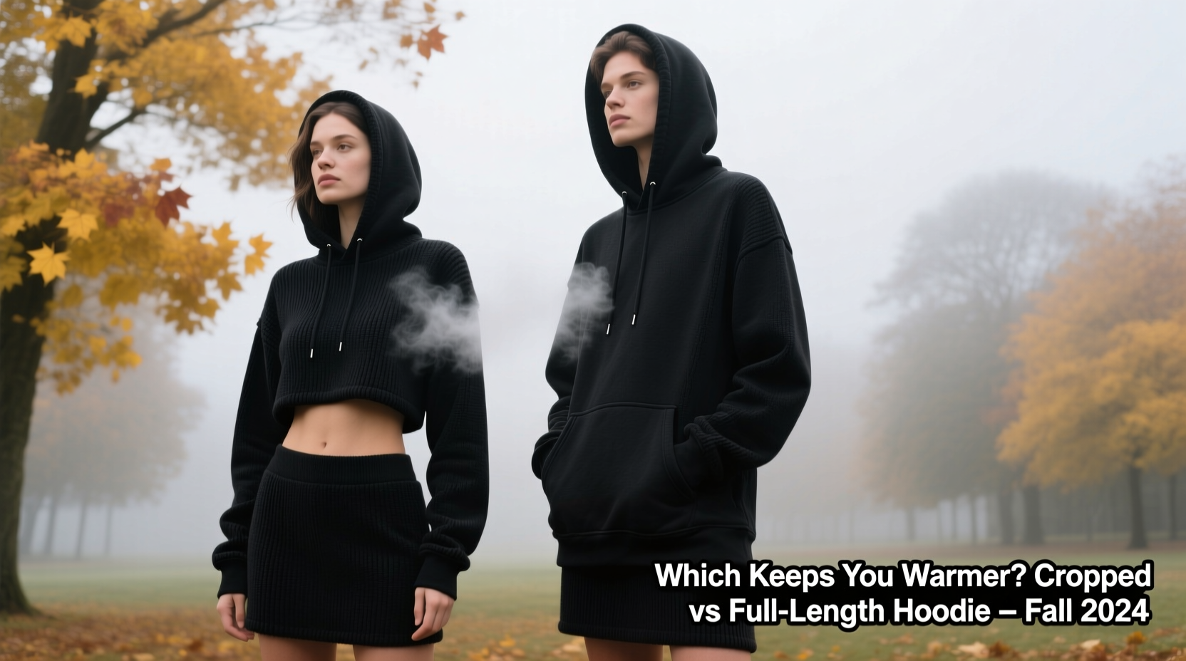 cropped hoodie vs full length which actually keeps you warmer in fall