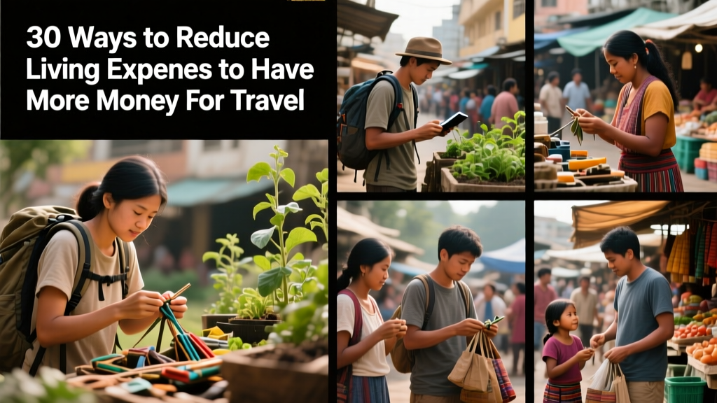 30 Concrete Ways to Reduce Living Expenses and Fund Meaningful Travel Stories