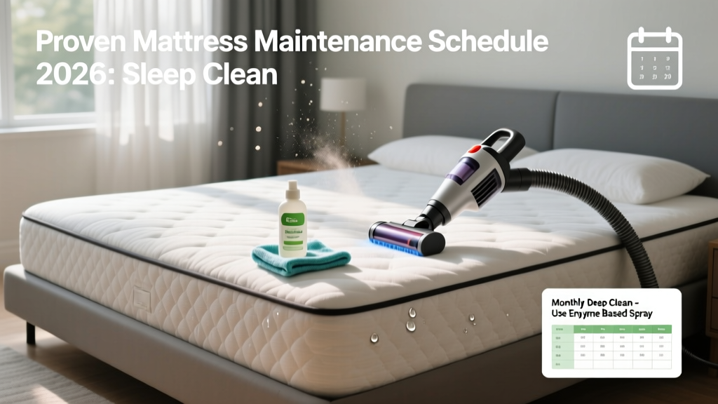 Proven Mattress Maintenance Schedule 2026: Sleep Clean