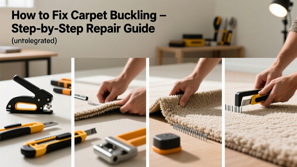 How to Fix Carpet Buckling: Step-by-Step Repair Guide