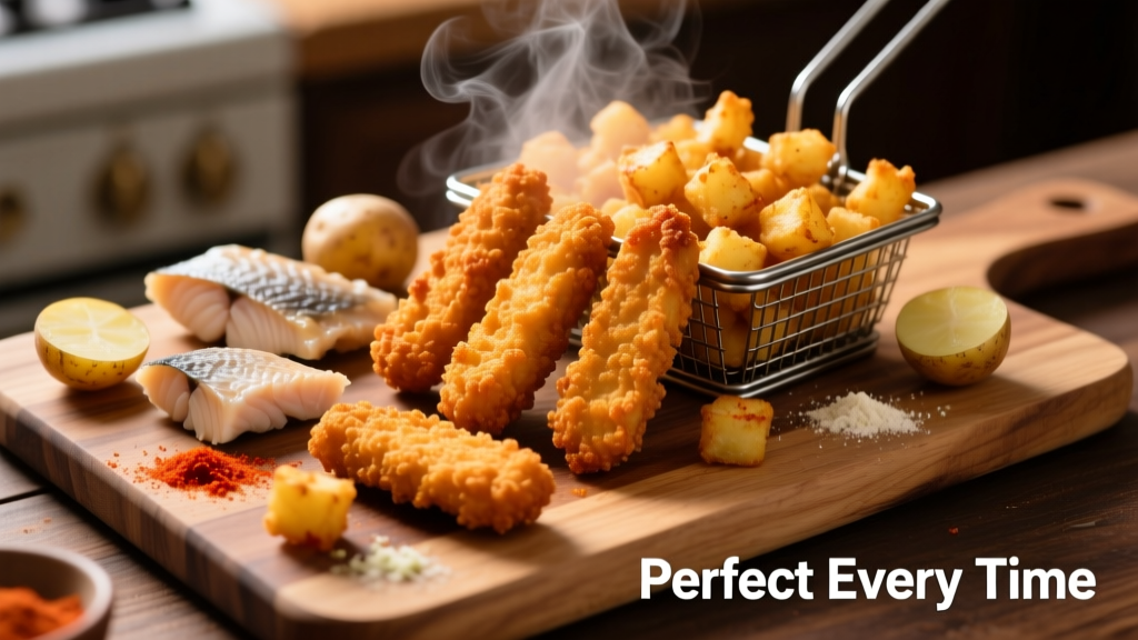 Air Fryer Fish Sticks & Tater Tots: Crispy Every Time