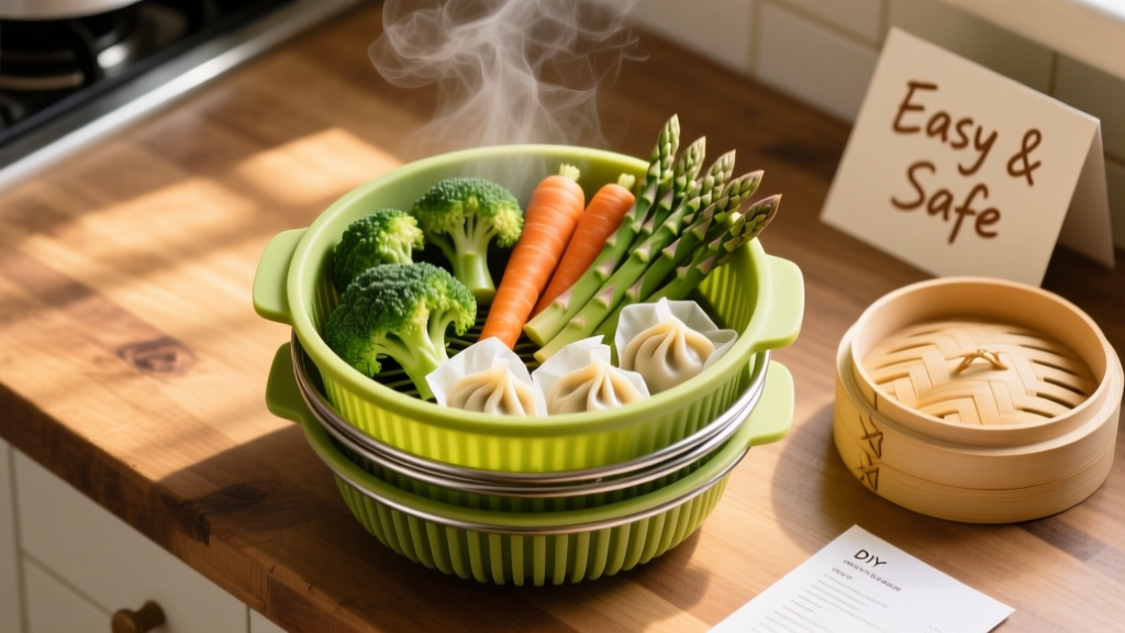 DIY Steamer Basket for Air Fryer (Easy & Safe!)