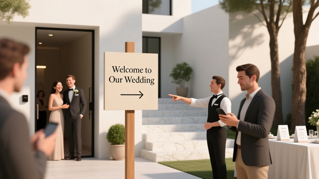 Wedding Welcome Sign: First Impressions & Guest Experience