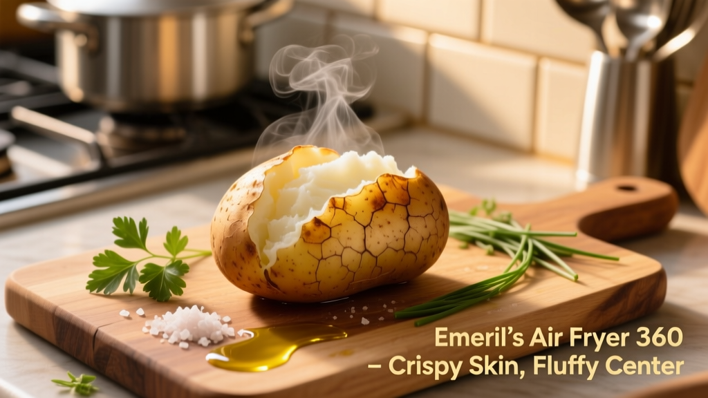 Baked Potato in Emeril Air Fryer 360: Crispy Skin, Fluffy