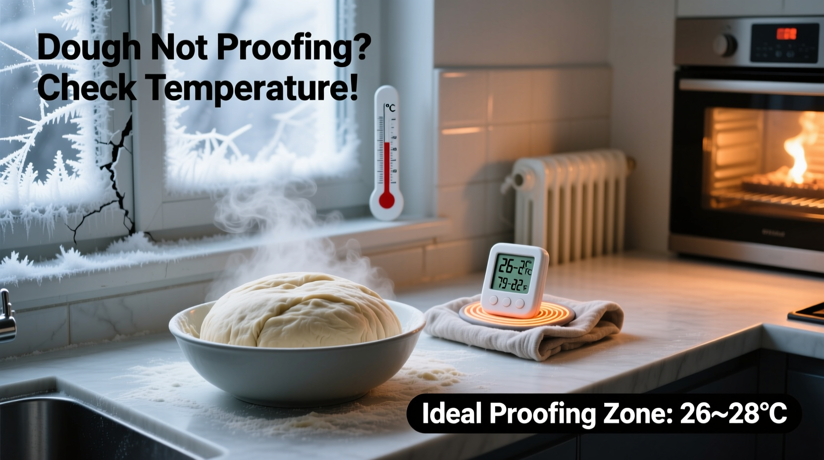 why is my dough not proofing in cold kitchens and how to create a warm spot