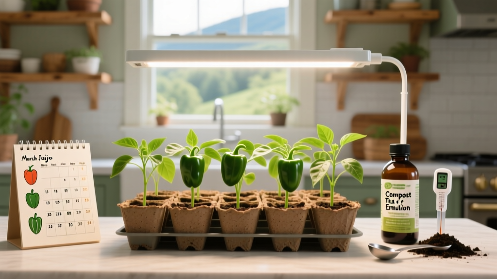 West Virginia Pepper Seed Starting Calendar (2026)
