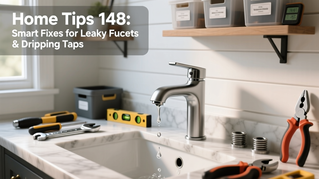 Home Tips 148: Smart Fixes for Leaky Faucets & Dripping Taps