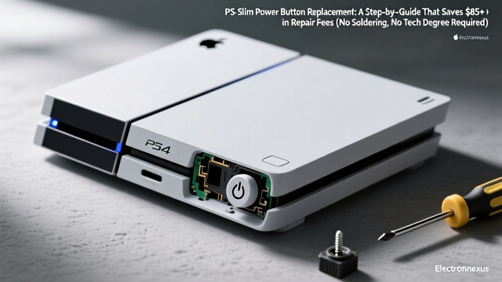 Ps4 Slim Power Button Replacement: A Step-by-Step Guide That Saves $85+ in Repair Fees (No Soldering, No Tech Degree Required)