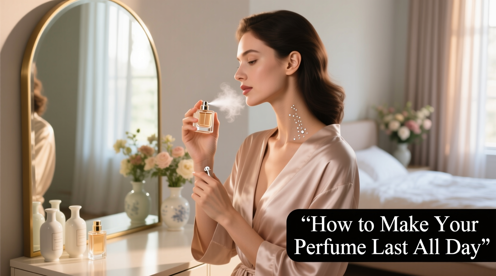 how to make your perfume last all day using layering techniques and pulse points