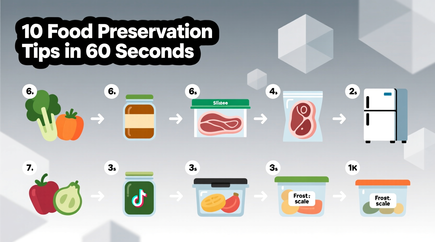 10 Food Preservation Tips in 60 Seconds: Science-Backed & Time-Tested