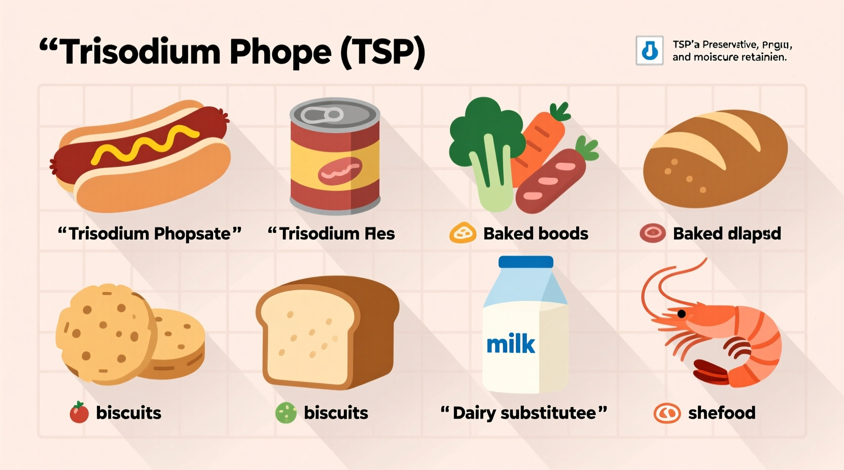 trisodium phosphate in what foods