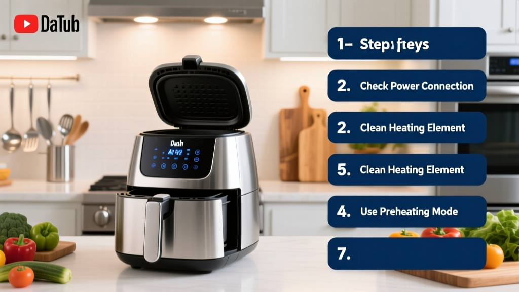 Dash Air Fryer Not Heating? 7 Fixes That Actually Work
