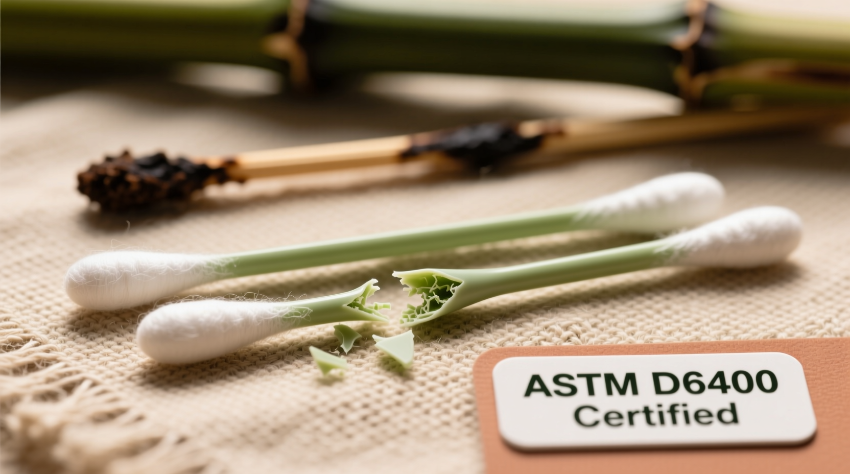 compostable cotton vs bamboo swabs what municipal facilities accept
