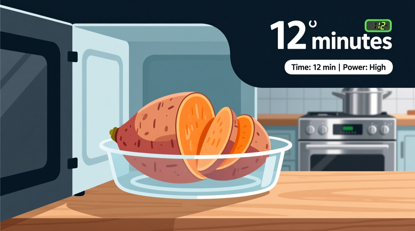 Microwave Sweet Potato Time: Perfect in 5-12 Minutes