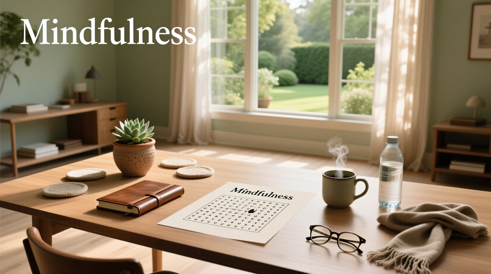 mindfulness word search guide